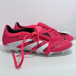 Adidas Predator Pro FT FG Red White soccer Cleats